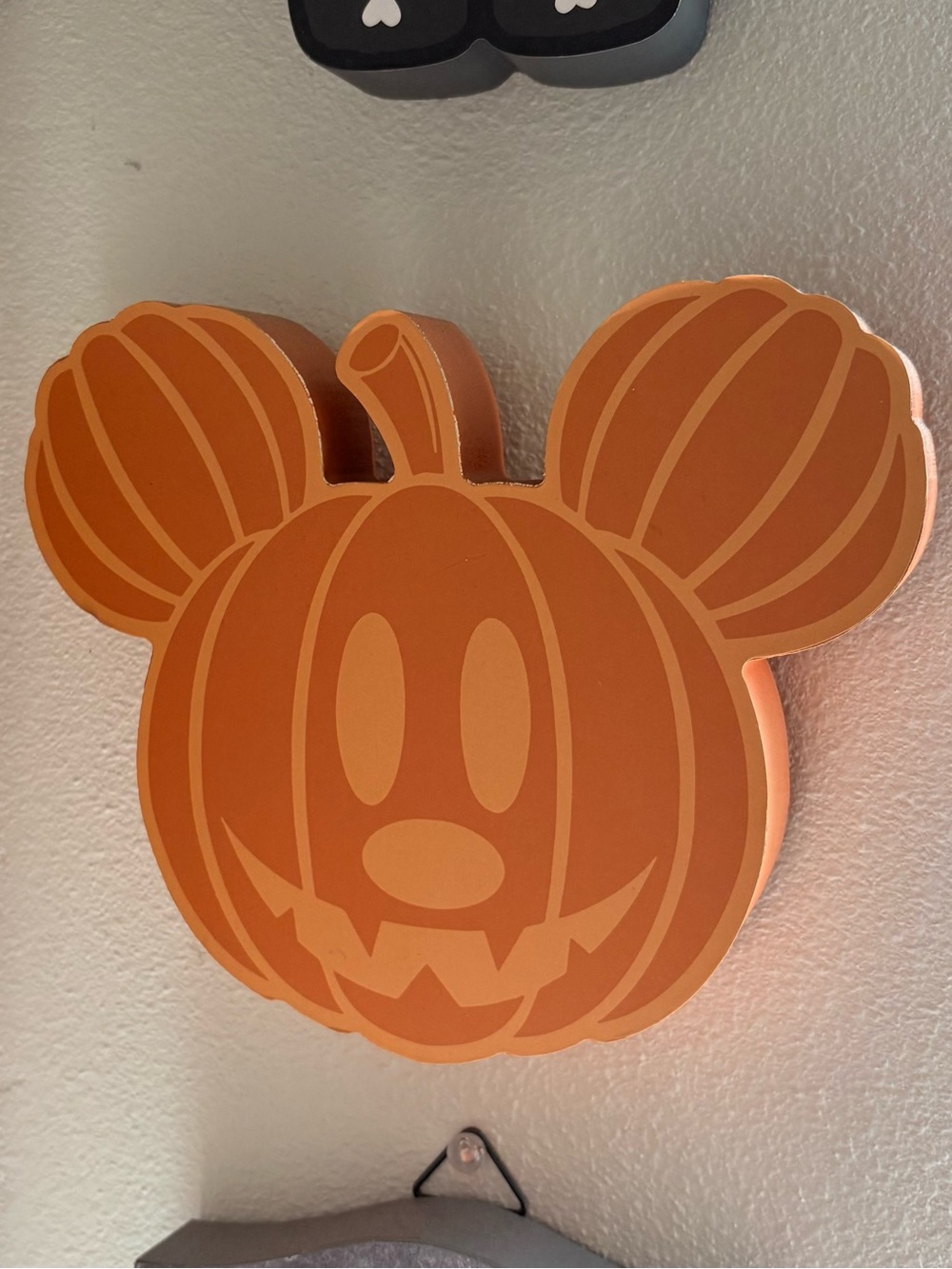 Disney Mickey Halloween Pumpkin Wall Accent